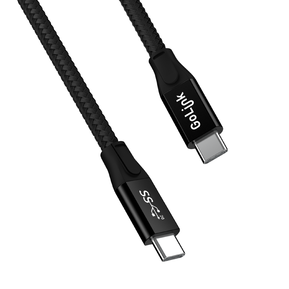 고링크 USB3.2 Gen2x2 100W 고속 충전 고속 전송 케이블 블랙 이미지 7