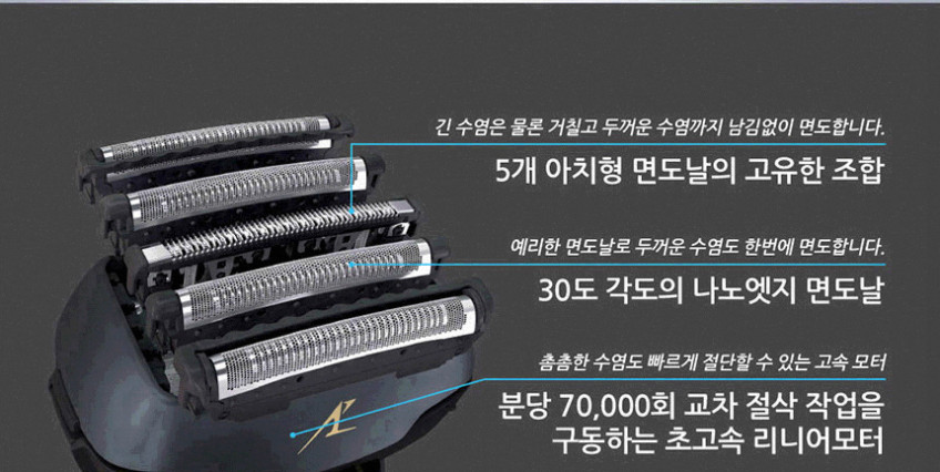 파나소닉 ES-LV67 5중날 람대쉬 전기 면도기 판매처 상세 정보 이미지 4