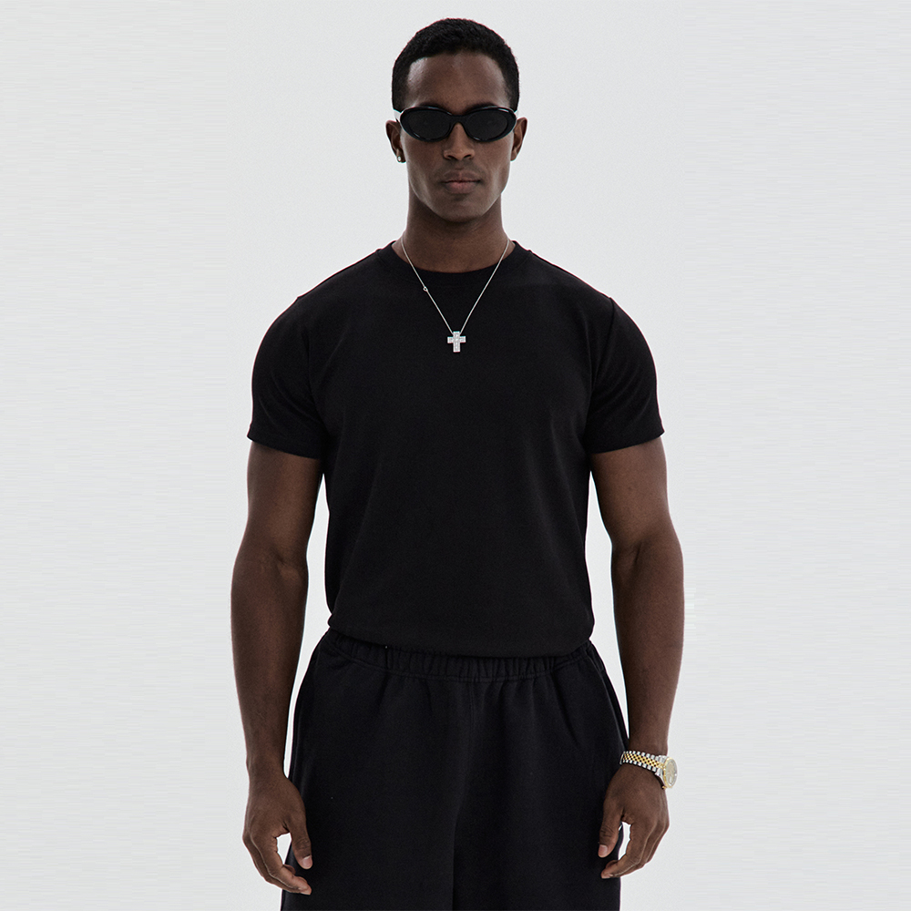 MAVRK(매버릭), 데일리 무지 머슬핏 반팔티셔츠 7COLORS - 상세 이미지 2