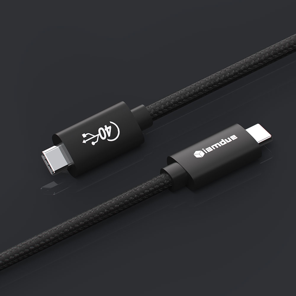 C to C PD 타입 고속충전 케이블 100W USB4.0 Gen3 썬더볼트 50cm - 상세 이미지 2