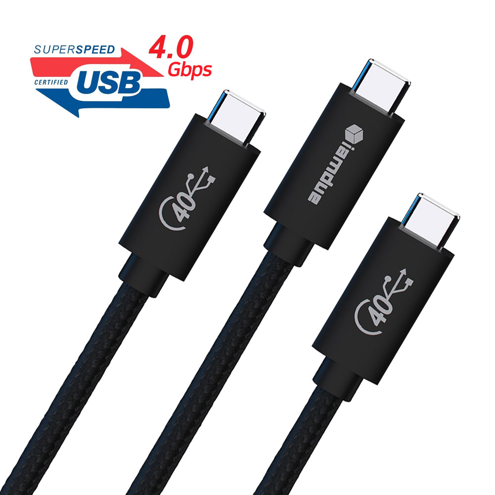 C to C PD 타입 고속충전 케이블 100W USB4.0 Gen3 썬더볼트 50cm