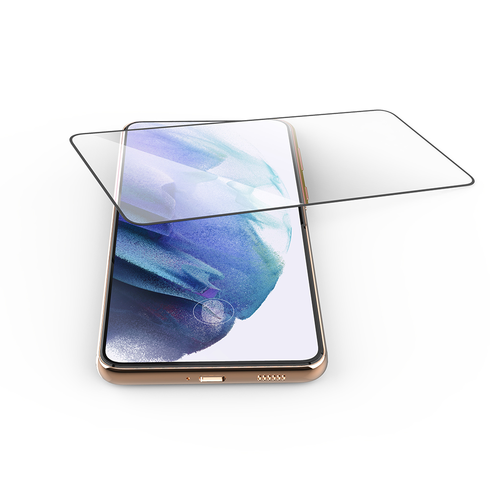 아이엠듀 풀커버 강화유리 액정보호필름 보호 필름 갤럭시S21, 2매입