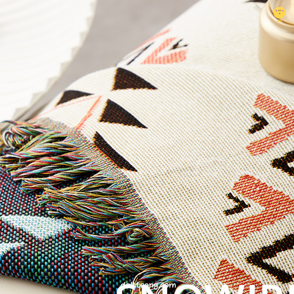 달떵 빈티지 패턴 쇼파 커버 덮개 천갈이 커버링 패브릭 거실 캠핑 블랭킷 340x180