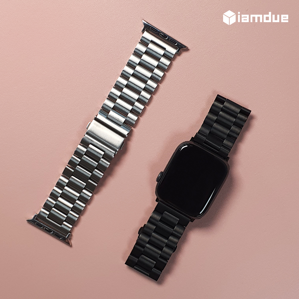 애플워치 스트랩 메탈 쥬빌레 루프 밴드 시계줄 42mm / 44mm / 45mm 공용 - 상세 이미지 5