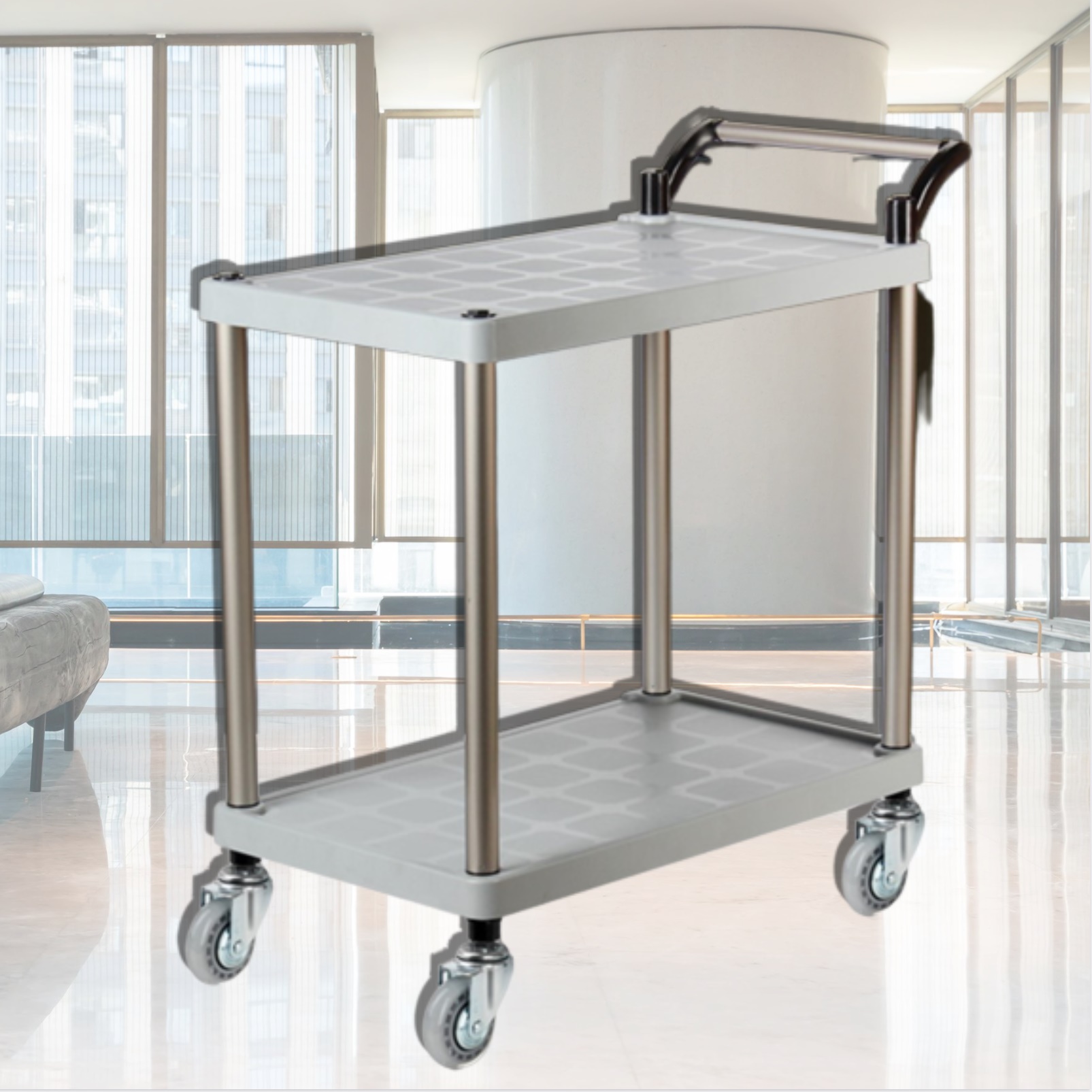 플라스틱 대차 식당용 카트 청소용 카트 업소용 핸드카 중 PP