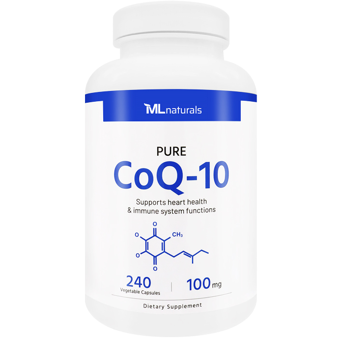 마이라이프내추럴스 퓨어 코큐텐 100mg 알약 240캡슐, 1개 이미지 1