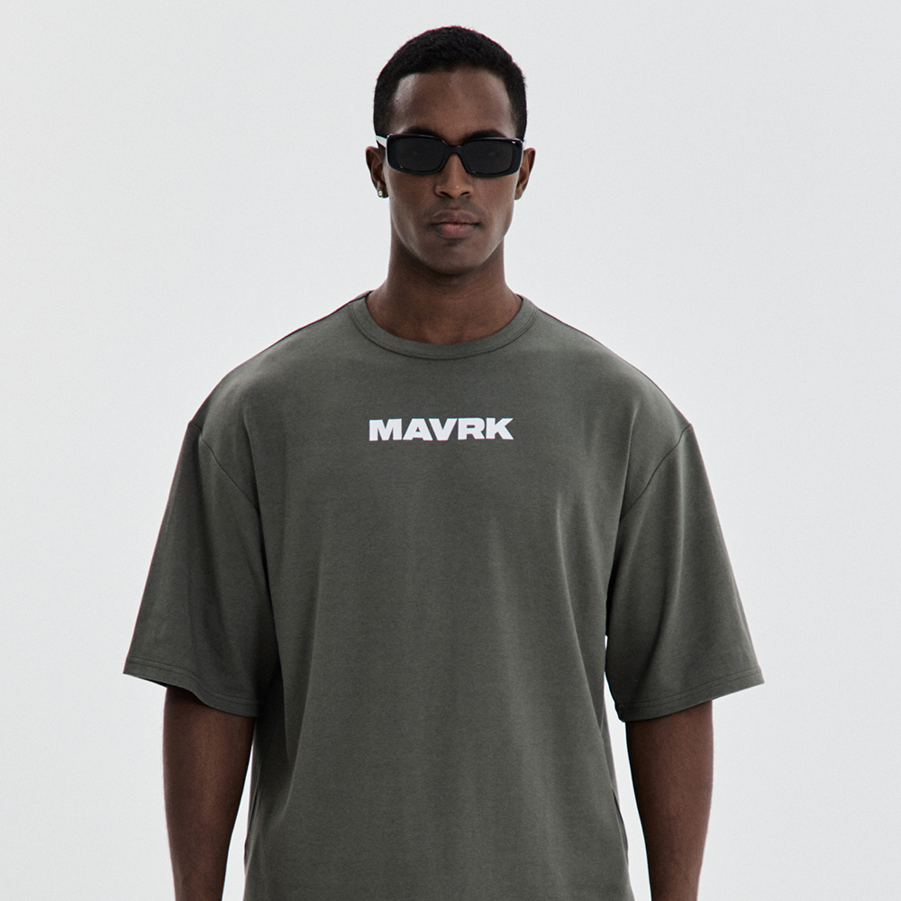 MAVRK(매버릭), 클래시 오버핏 M-로고 티셔츠 4COLORS - 상세 이미지 3