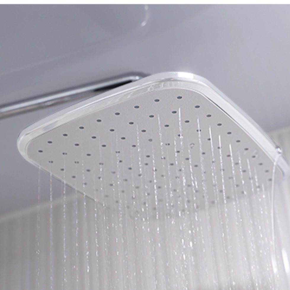 욕실 해바라기용 대형헤드 교체 사각 해바라기 샤워기 헤드 교체