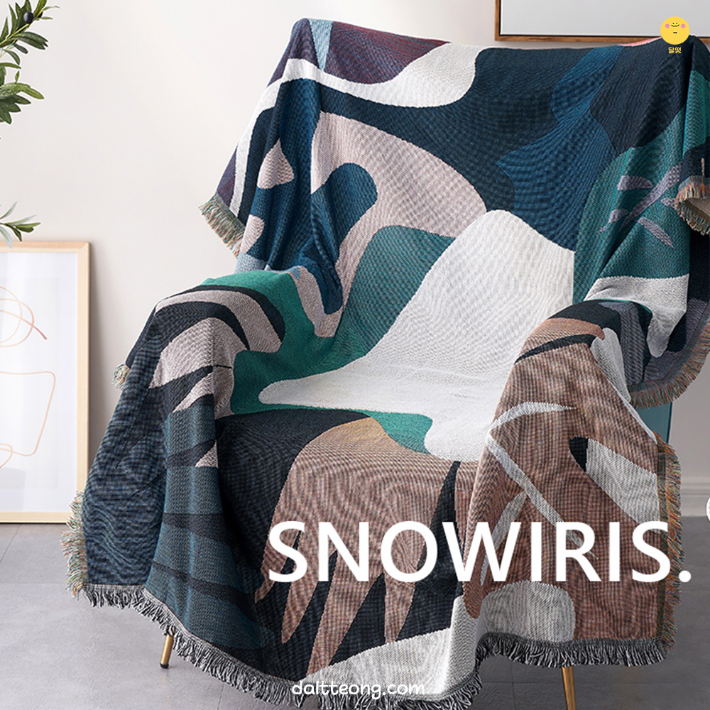 달떵 패턴a 쇼파 커버 덮개 깔개 커버링 패브릭 빈티지 감성 거실 블랭킷 180x130