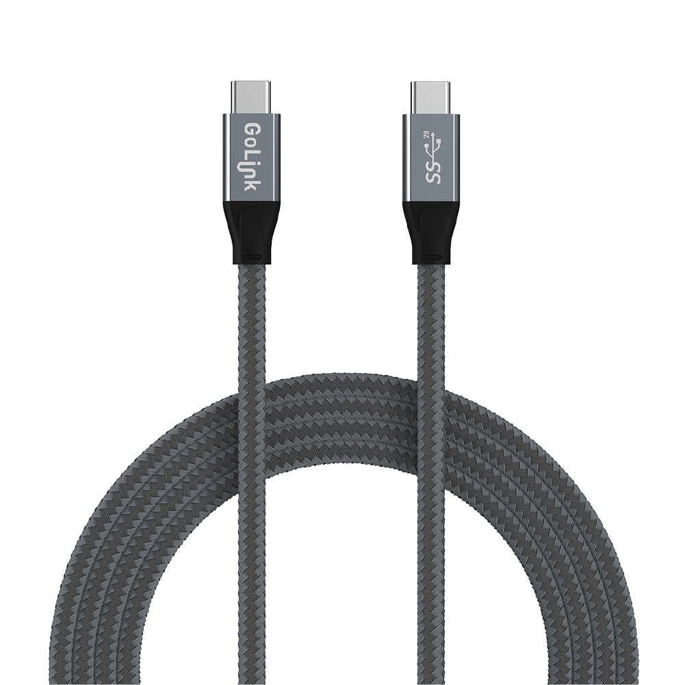 고링크 USB3.2 Gen2x2 100W 고속 충전 고속 전송 케이블 그레이 - 상세 이미지 5
