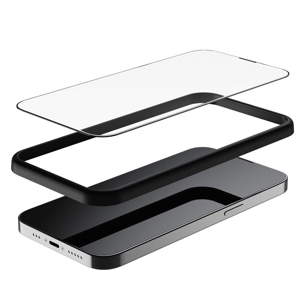 아이엠듀 풀커버 강화유리 액정보호필름 보호 필름 아이폰14 프로, 2매입