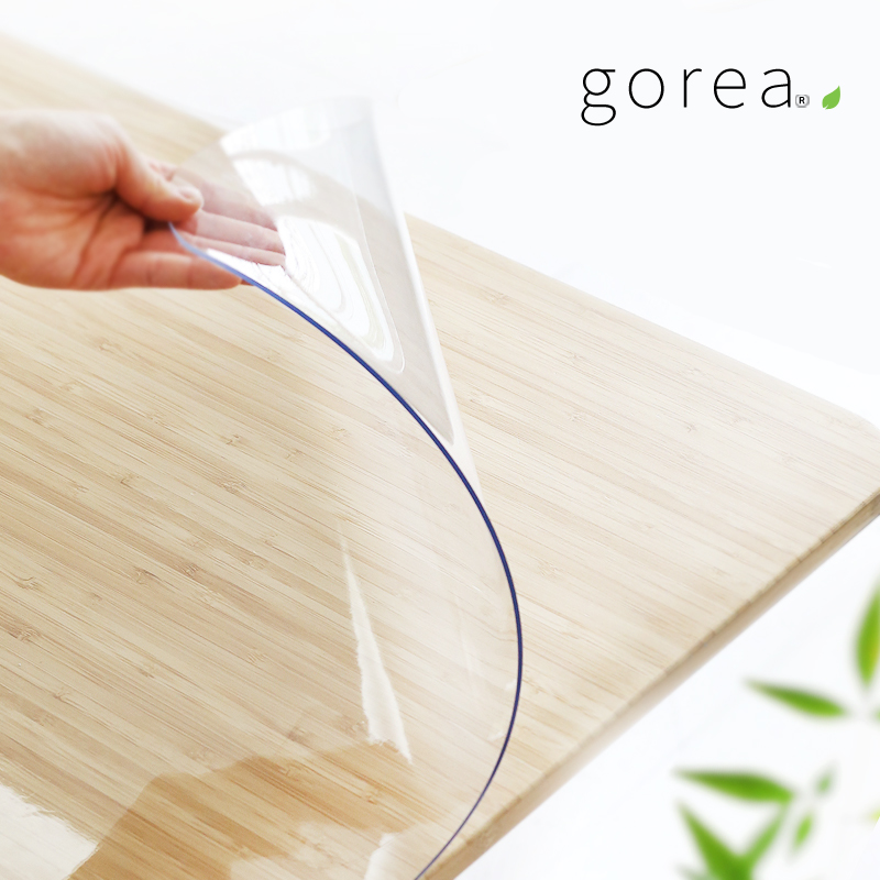 식탁매트 투명 유리대용 맞춤 테이블 주문제작 2미리 라운딩O 100x5