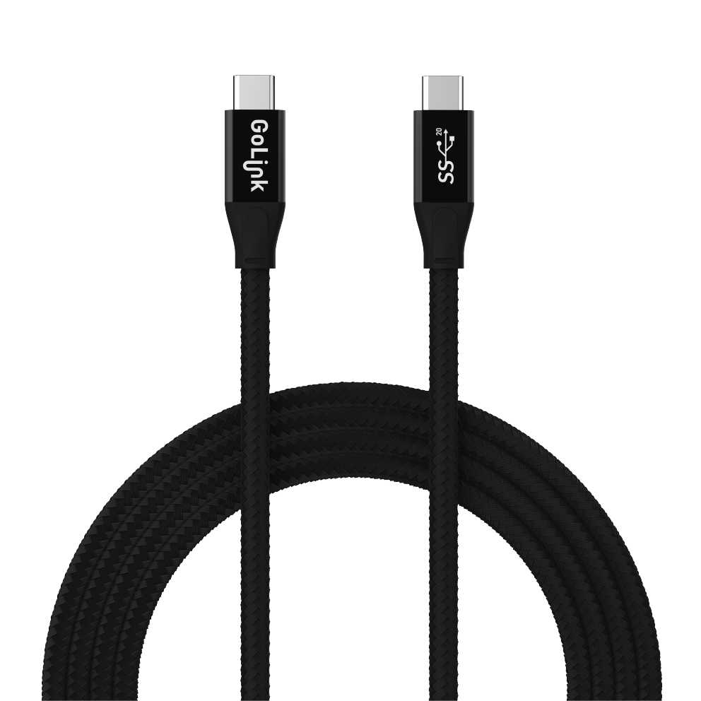 고링크 USB3.2 Gen2x2 100W 고속 충전 고속 전송 케이블 블랙 이미지 6