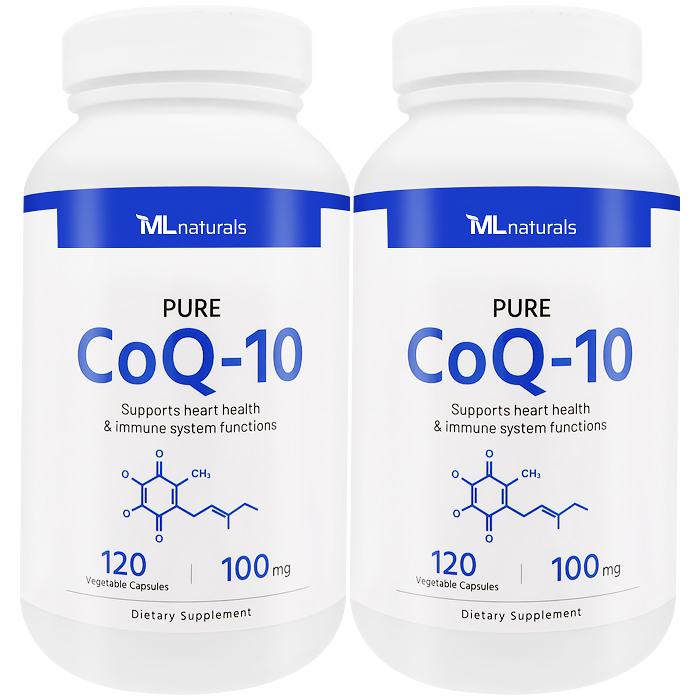 마이라이프내추럴스 퓨어 코큐텐 100mg 알약 120캡슐, 2개 - 메인 이미지
