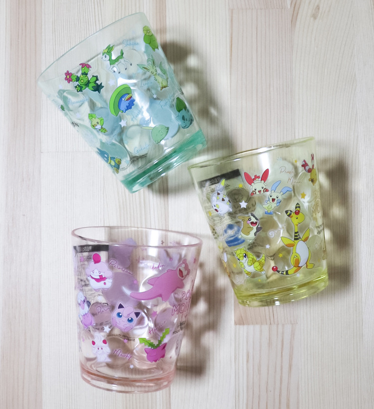 포켓몬스터 캐릭터 아크릴 컵 (3종택1) - 하카타몰