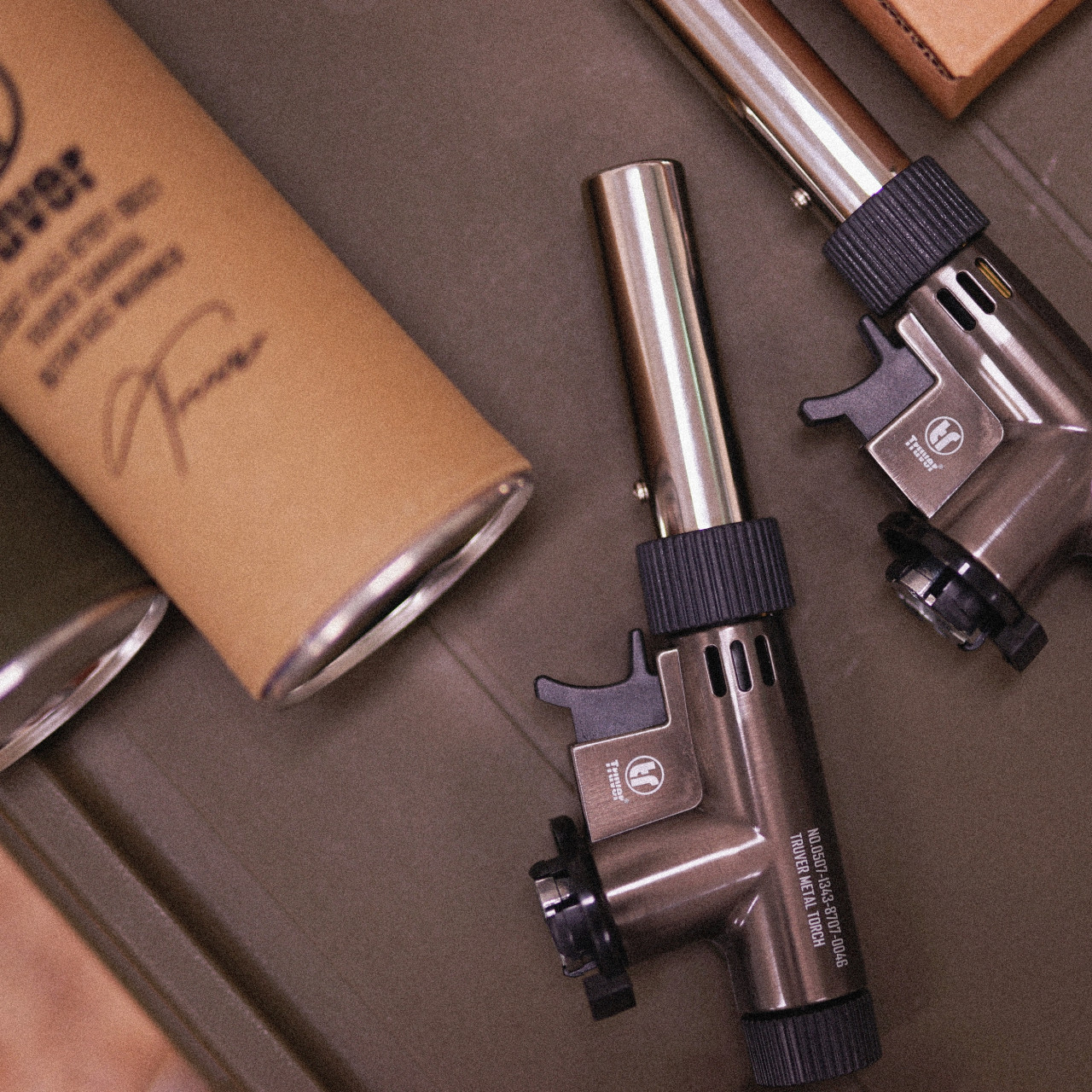 트루버 메탈 토치 캠핑 부탄 가스 토치 가정용 불맛 요리용 자동 휴대용 캠핑용