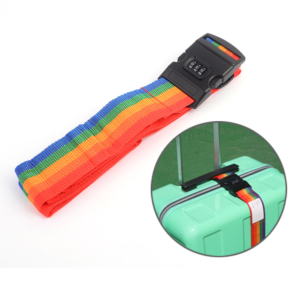 캐리어 고정 끈 밴드 벨트 잠금 장치 스트랩 도난방지 - 상세 이미지 2