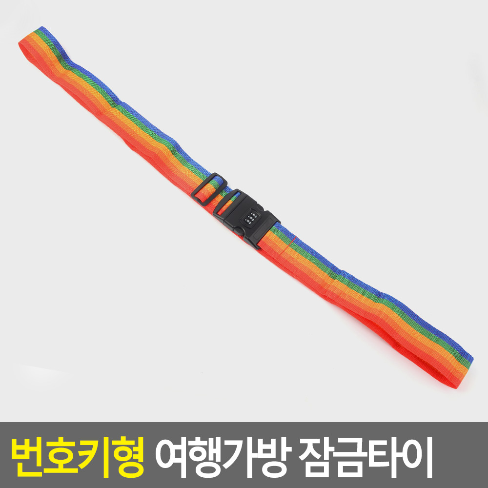 캐리어 고정 끈 밴드 벨트 잠금 장치 스트랩 도난방지 - 상세 이미지 4