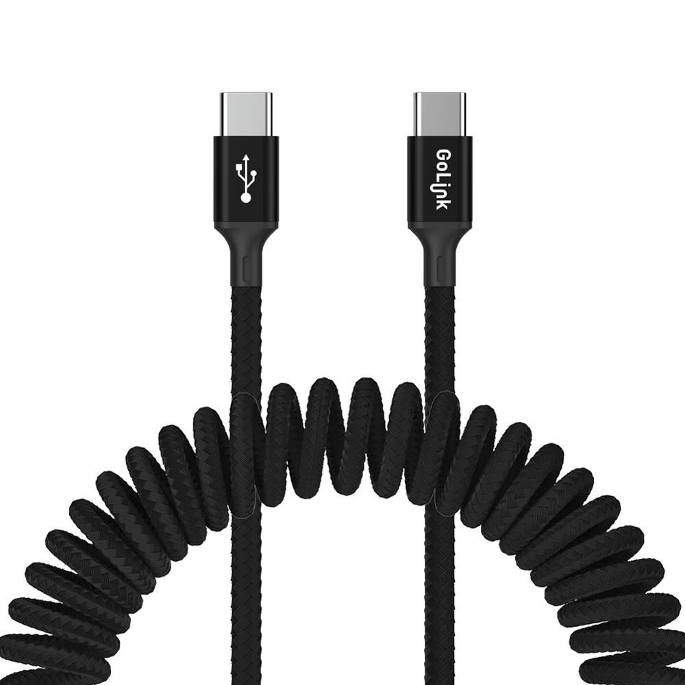 고링크 CtoC 60W 스프링 고속 충전 케이블 C타입 스마트폰 아이패드 노트북 PD