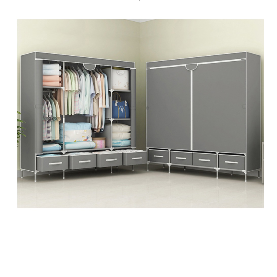 간이옷장 미니장농 간편 소형 옷장 원룸 조립식 장롱 - 상세 이미지 5