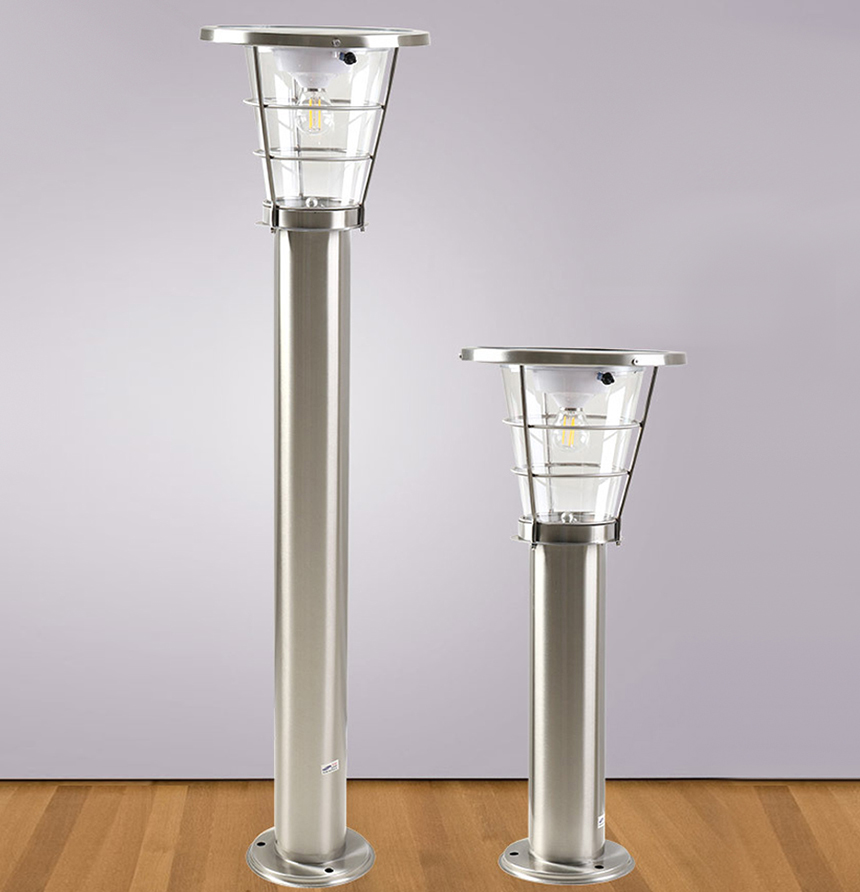 태양광 가로등 정원등 LED 태양열 잔디등 볼라드등 야외 조명 텅스텐 4.5W 60cm - 상세 이미지 2