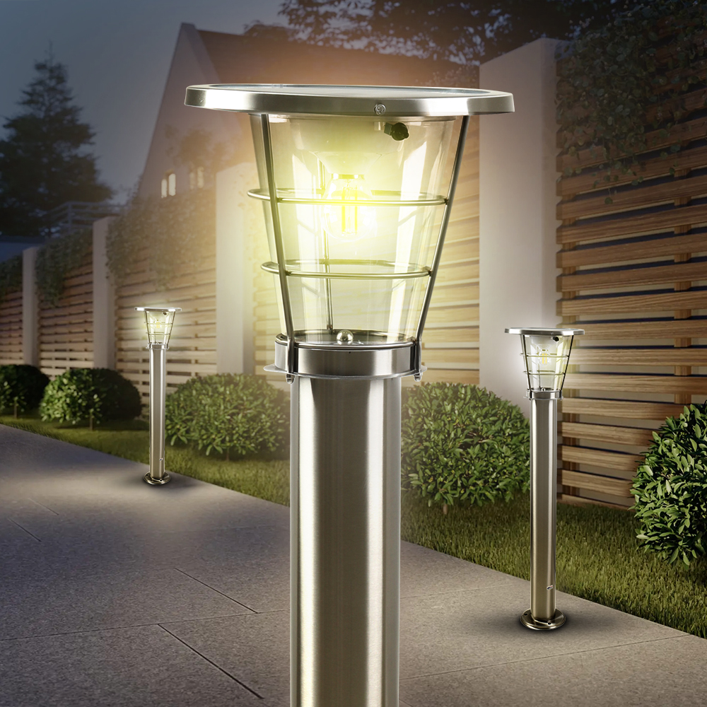 태양광 가로등 정원등 LED 태양열 잔디등 볼라드등 야외 조명 텅스텐 4.5W 60cm - 상품 이미지