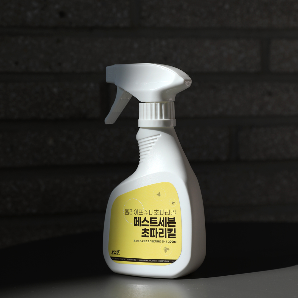 페스트세븐초파리킬300ml 국화꽃 추출 피레트린 살충제 초파리 제거 약 퇴치 유인제 날 나방 벌레 벼룩 파리 살충제 퇴치법 퇴치제 트랩 없애는법 이미지 4