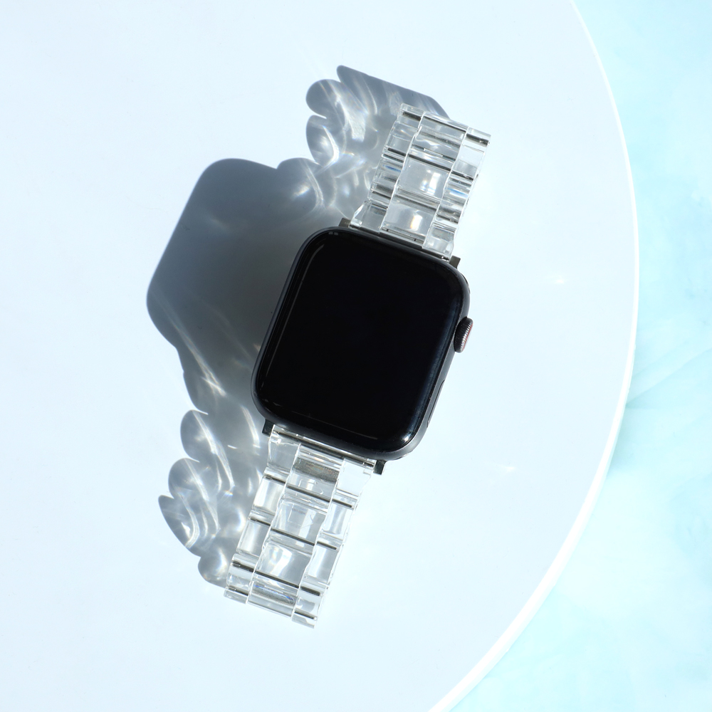 애플워치 투명 크리스탈 스트랩 루프 밴드 시계줄 45mm / 44mm / 42mm 공용 - 상세 이미지 2