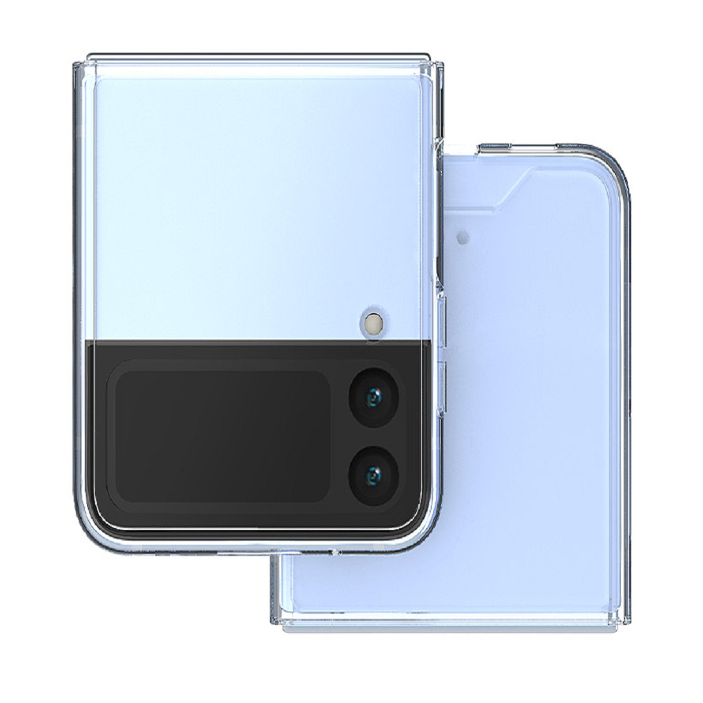 갤럭시 Z플립4 케이스 플립4 크리스탈 투명 슬림 - 상품 이미지