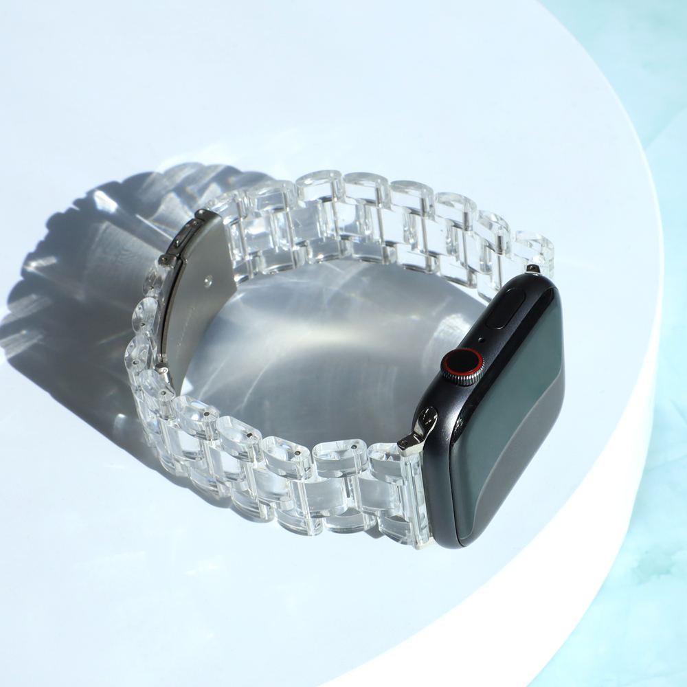 애플워치 투명 크리스탈 스트랩 루프 밴드 시계줄 45mm / 44mm / 42mm 공용 - 상세 이미지 3