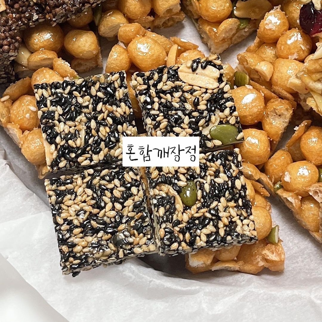 수제강정 선물세트 우리쌀조청 강정 수제 전통간식 깨 견과류 5종 22개 이미지 8