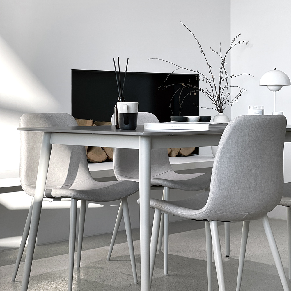 로포텐 델피 세라믹식탁 세트 4인용 식탁 포세린 마블화이트 1400 의자2 벤치