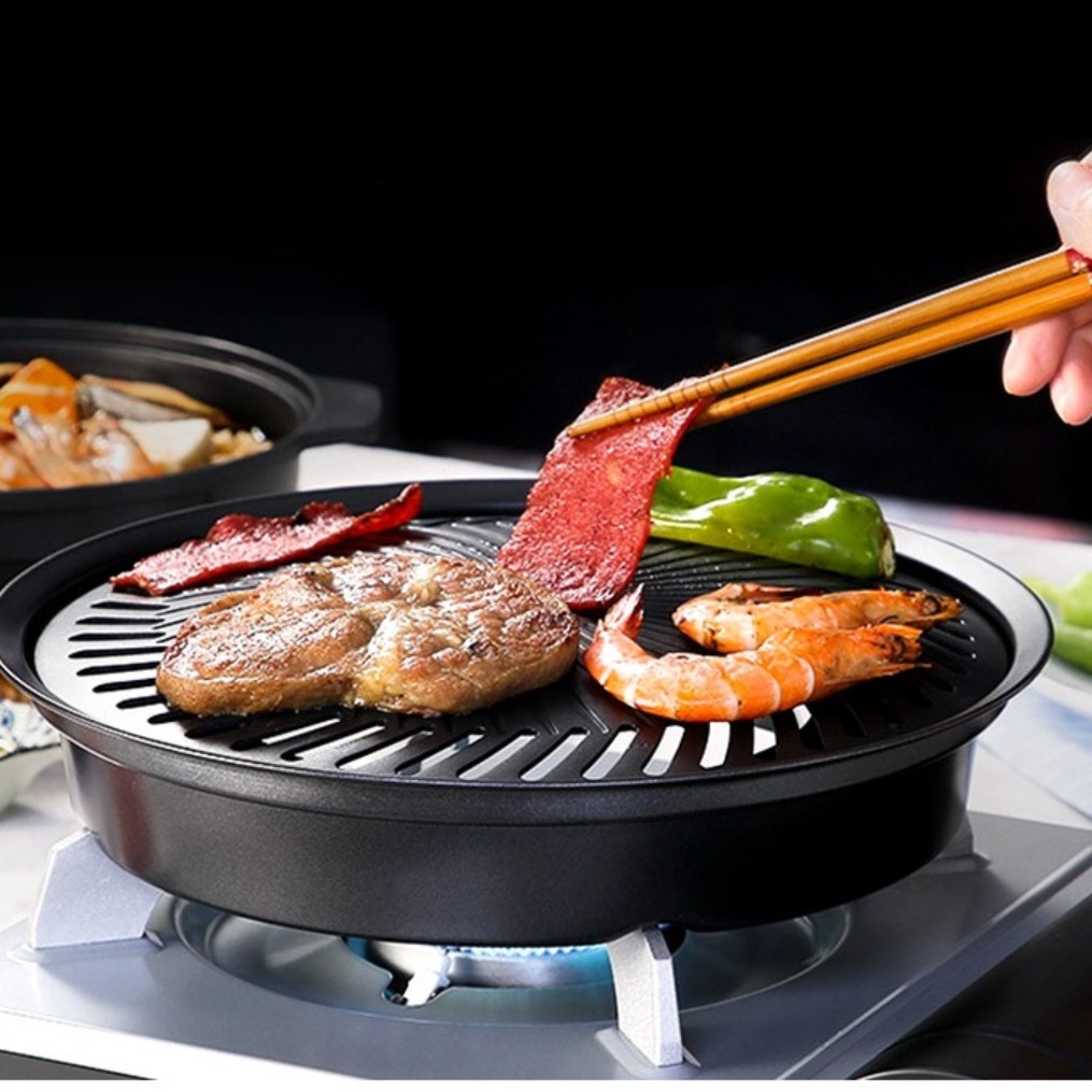 고기굽는판 돼지갈비 고기 집 불판 업소용 그릴