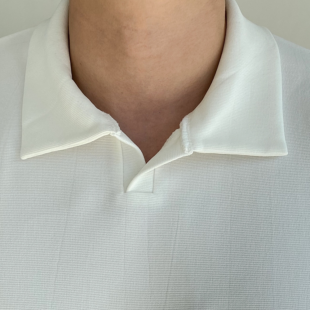 남자 긴팔티 봄가을 오픈카라 - 상세 이미지 3