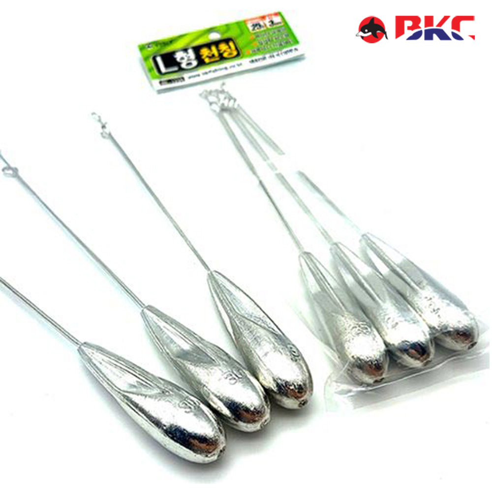 L형천칭 천평 텐빈 채비 원투낚시 채비 감성돔 참돔 장어 돌돔 봉돌 BK-1234 20호 - 상세 이미지 2