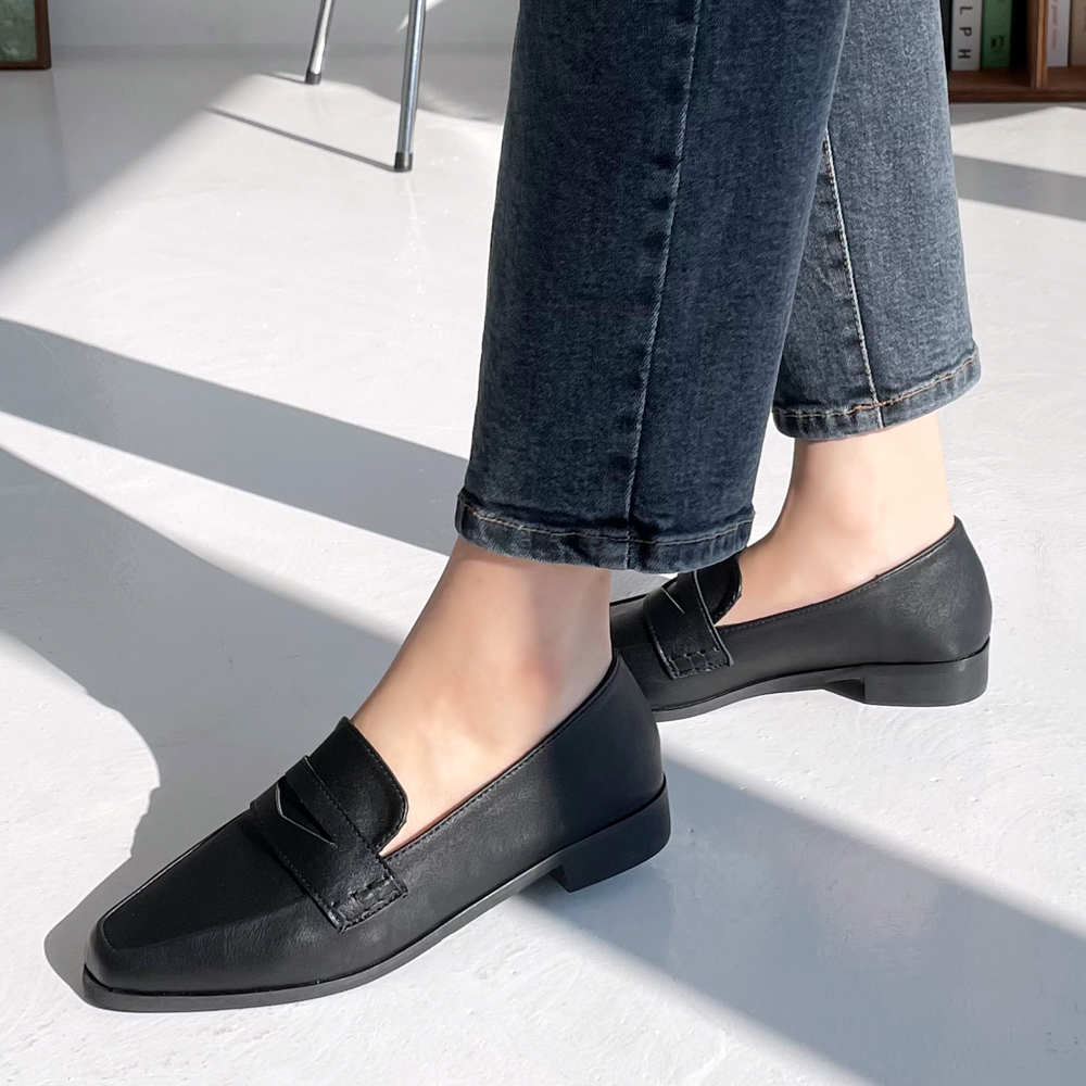 발편한 여성로퍼 빅사이즈 단화 페니로퍼