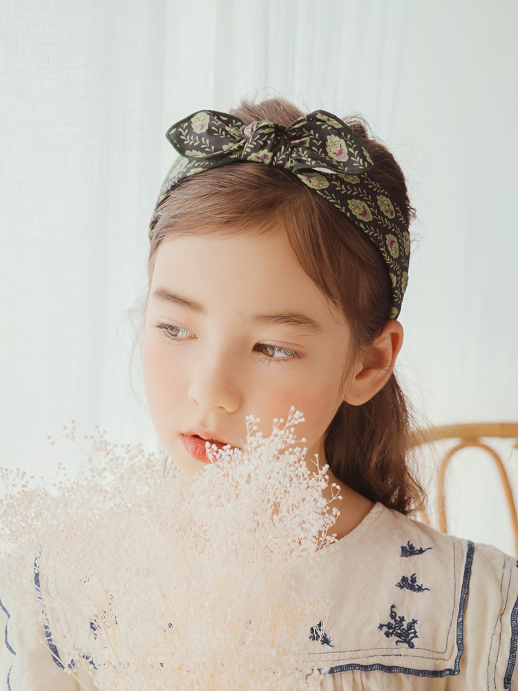 맥케인 손수건 헤어밴드 유아머리띠 - 메인 이미지