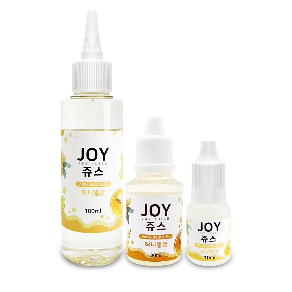 조이쥬스 허니벌꿀향 단품 10ml 30ml 100ml/슬라임향료 슬라임재료 슬라임향 액상향료 식품첨가물 VGPG