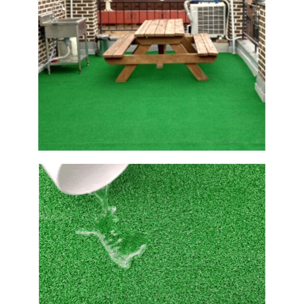 배수 인공 잔디카페트 야외 인조잔디 매트 옥상 6mm