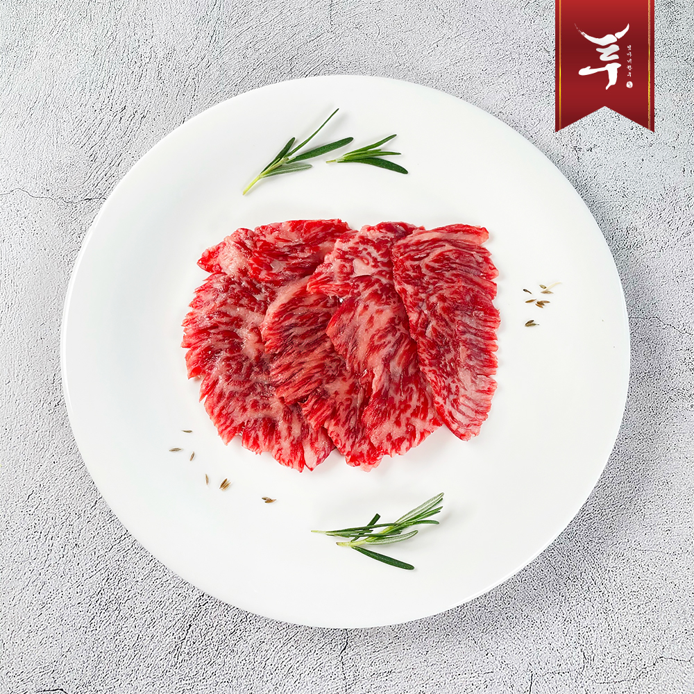 ++1등급한우 참갈비살 구이용 소고기 특수부위 갈비살 투뿔 투쁠 - 상품 이미지
