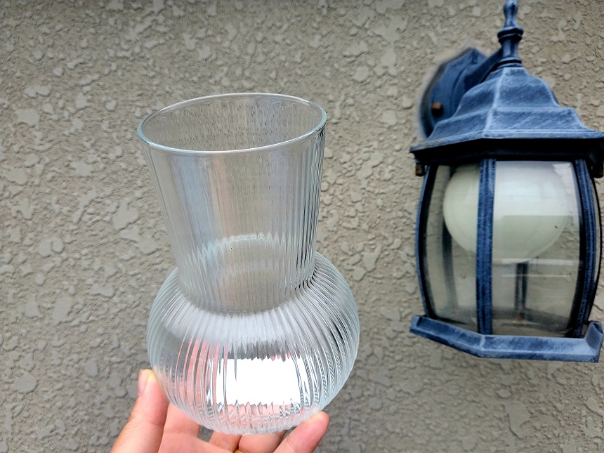 유스풀몰 둥근꽃병 1개 화병 유리 투명