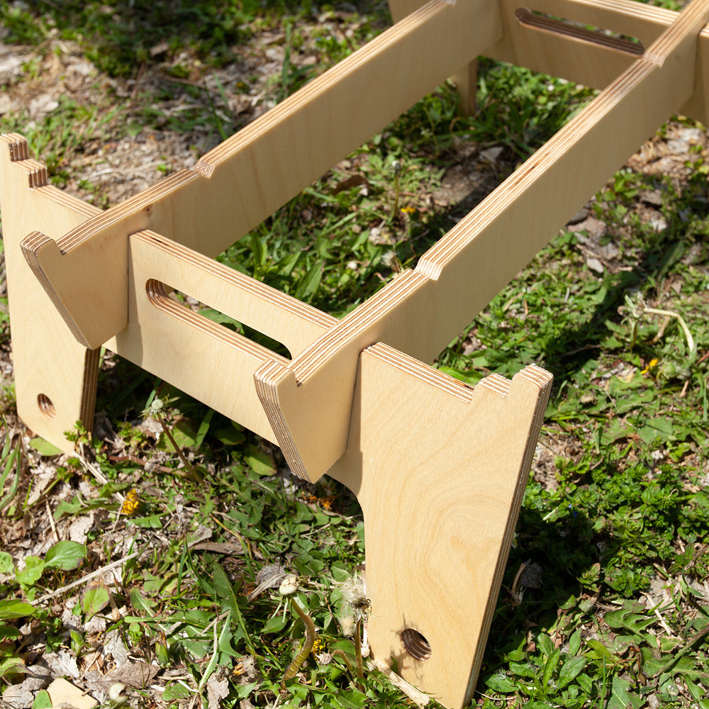 쉘프컨테이너 25 받침대 타공 상판 거치대