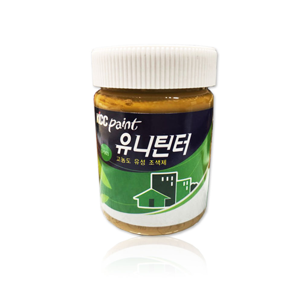 KCC 유성조색제 0.1L 색소 잉크 착색제 철황색(3390) - 상품 이미지