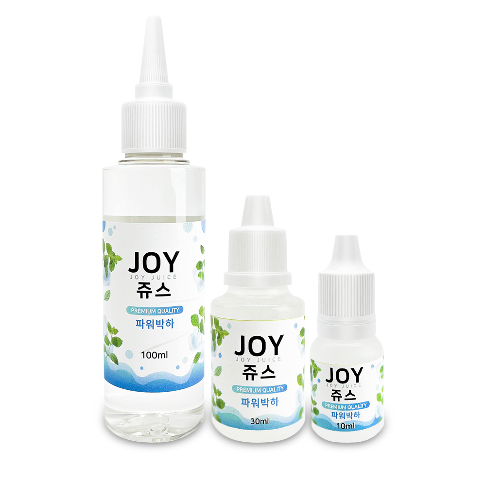 조이쥬스 파워박하향 단품 10ml 30ml 100ml/슬라임향료 슬라임재료 슬라임향 액상향료 식품첨가물 - 상품 이미지