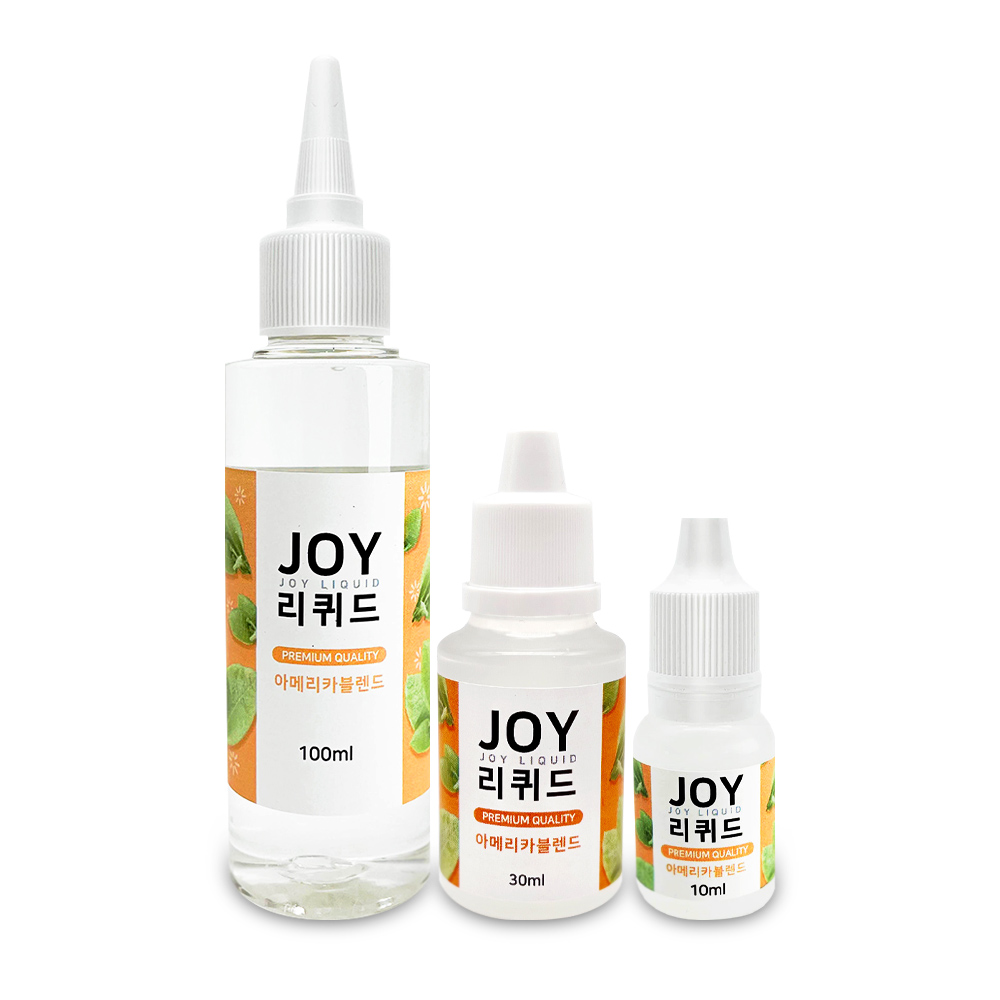 조이리퀴드 아메리카블렌드향 단품 10ml 30ml 100ml/슬라임향료 슬라임재료 슬라임향 액상향료 식품첨가물 - 상품 이미지