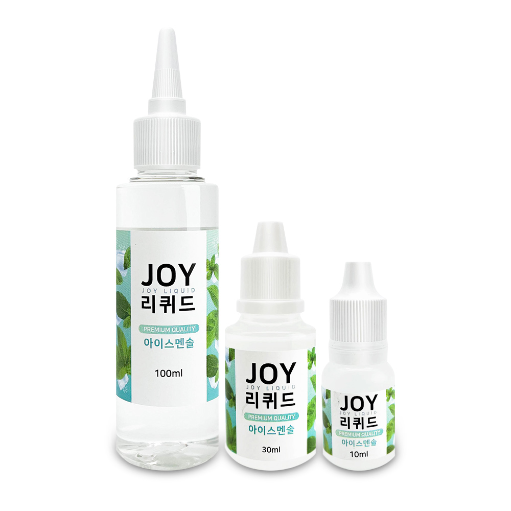 조이리퀴드 아이스멘솔향 단품 10ml 30ml 100ml/슬라임향료 슬라임재료 슬라임향 액상향료 식품첨가물