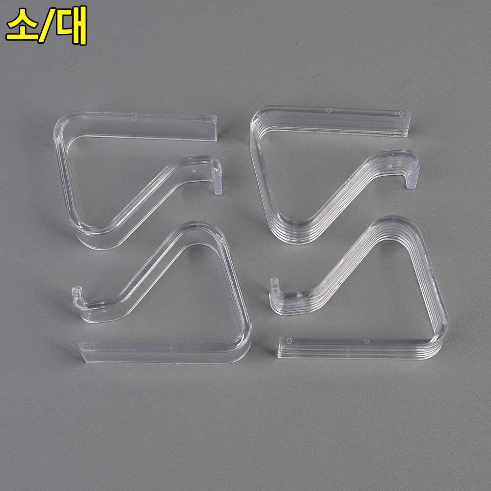 테이블보 고정 클립 식탁보 시트 투명 4개