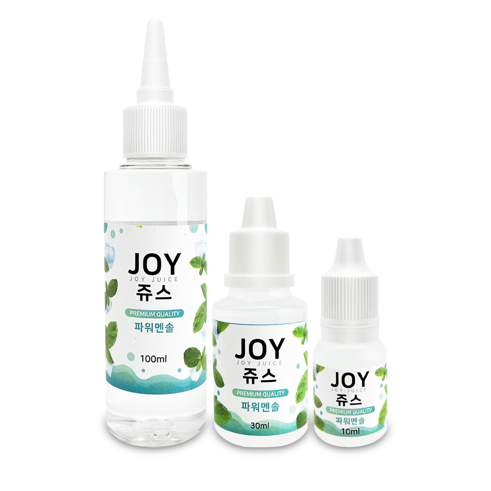 조이쥬스 파워멘솔향 단품 10ml 30ml 100ml/슬라임향료 슬라임재료 슬라임향 액상향료 식품첨가물 - 메인 이미지