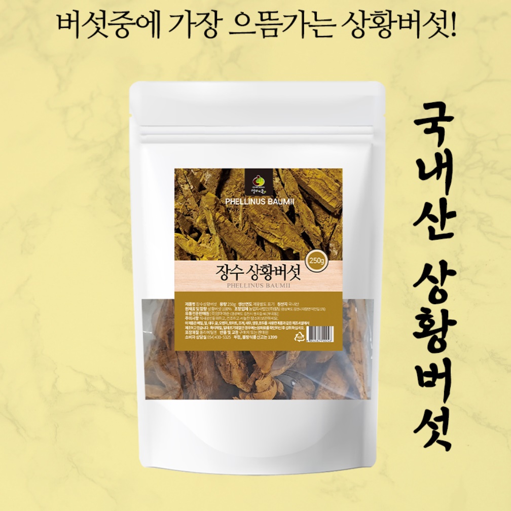 장수 상황버섯 건재 건물 말린 상황버섯 먹는 방법 이미지 7