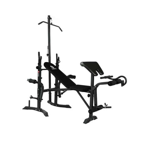 반석스포츠 디럭스벤치 단품 웨이트 각도조절 벤치프레스 평벤치 랫풀다운 헬스 운동 기구